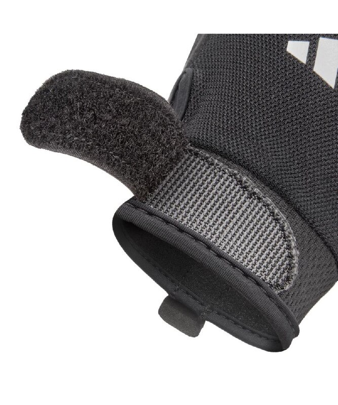 Imagen 10 de Guantes entrenamiento essential adidas - Negro / Blanco Negro / Blanco