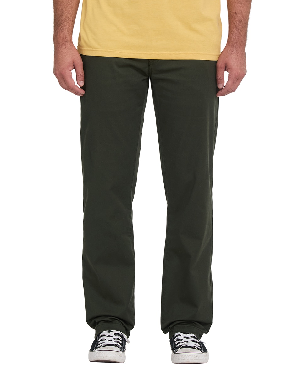 Imagen 1 de Chino de hombre con corte regular Verde pardo