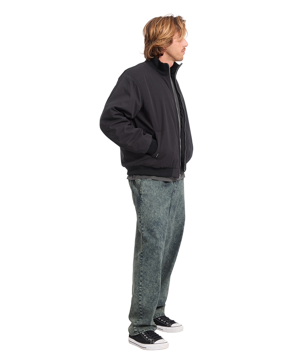 Imagen 5 de Cazadora de hombre con cremallera y color - Volcom - Negro Negro