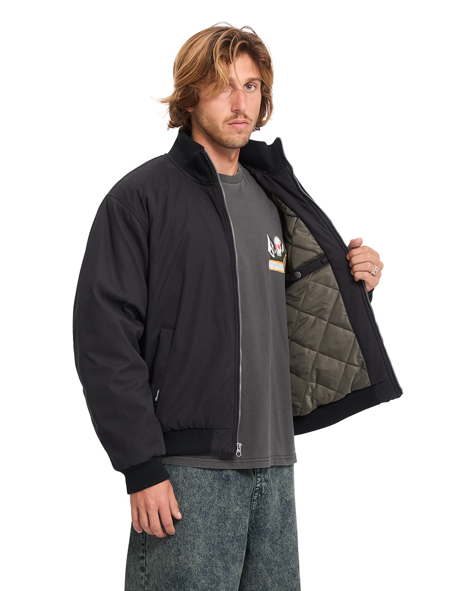 Imagen 6 de Cazadora de hombre con cremallera y color - Volcom - Negro Negro