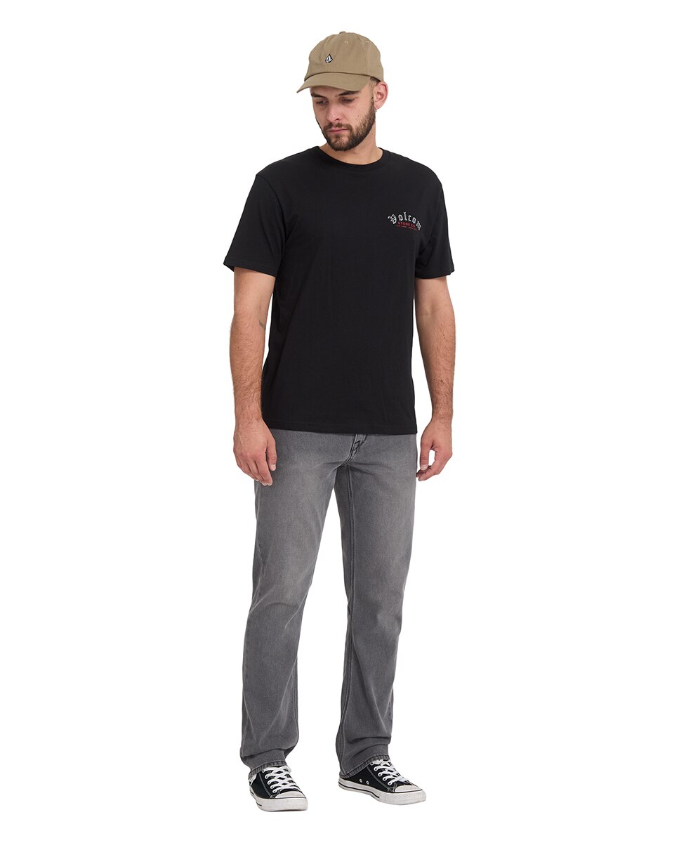 Imagen 3 de Vaquero de hombre modelo solver con corte regular 16 - Volcom - Gris Piedra Gris Piedra