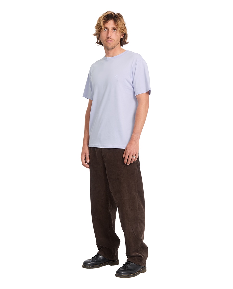 Imagen 3 de Camiseta de hombre de manga corta y cuello redondo - Volcom - Lila Lila