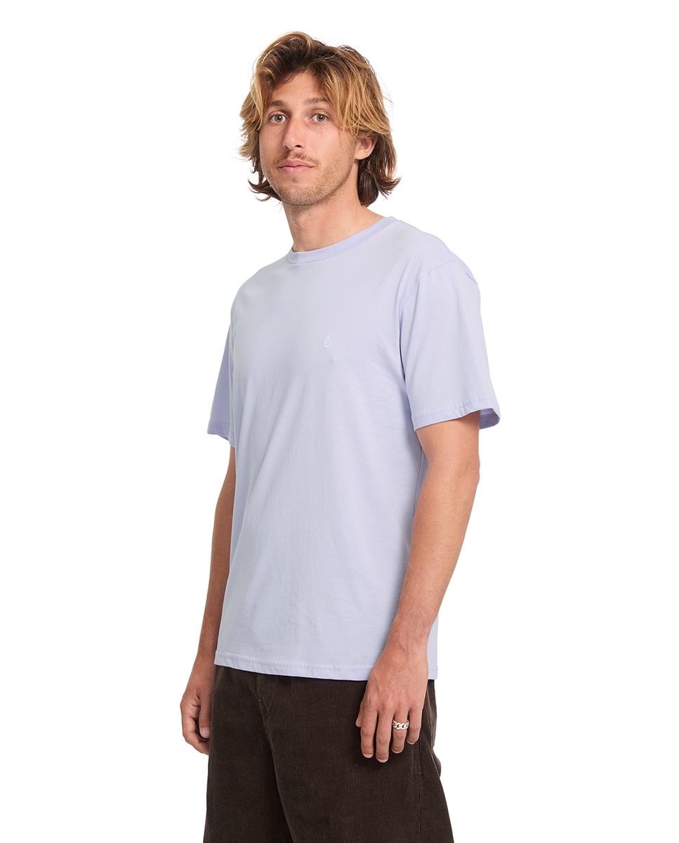 Imagen 4 de Camiseta de hombre de manga corta y cuello redondo - Volcom - Lila Lila