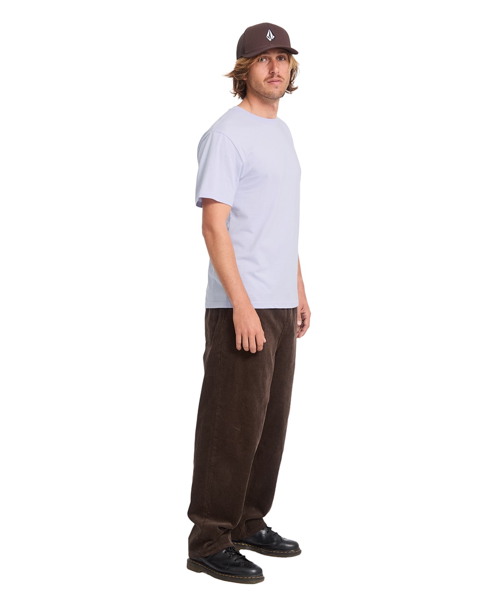 Imagen 5 de Camiseta de hombre de manga corta y cuello redondo - Volcom - Lila Lila