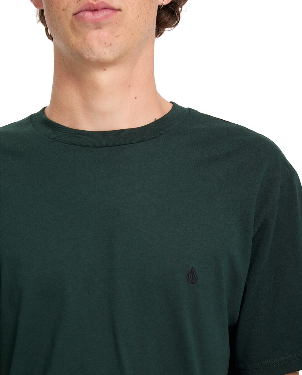 Imagen 6 de Camiseta de hombre de manga corta y cuello redondo - Volcom - Burdeos Verde oscuro