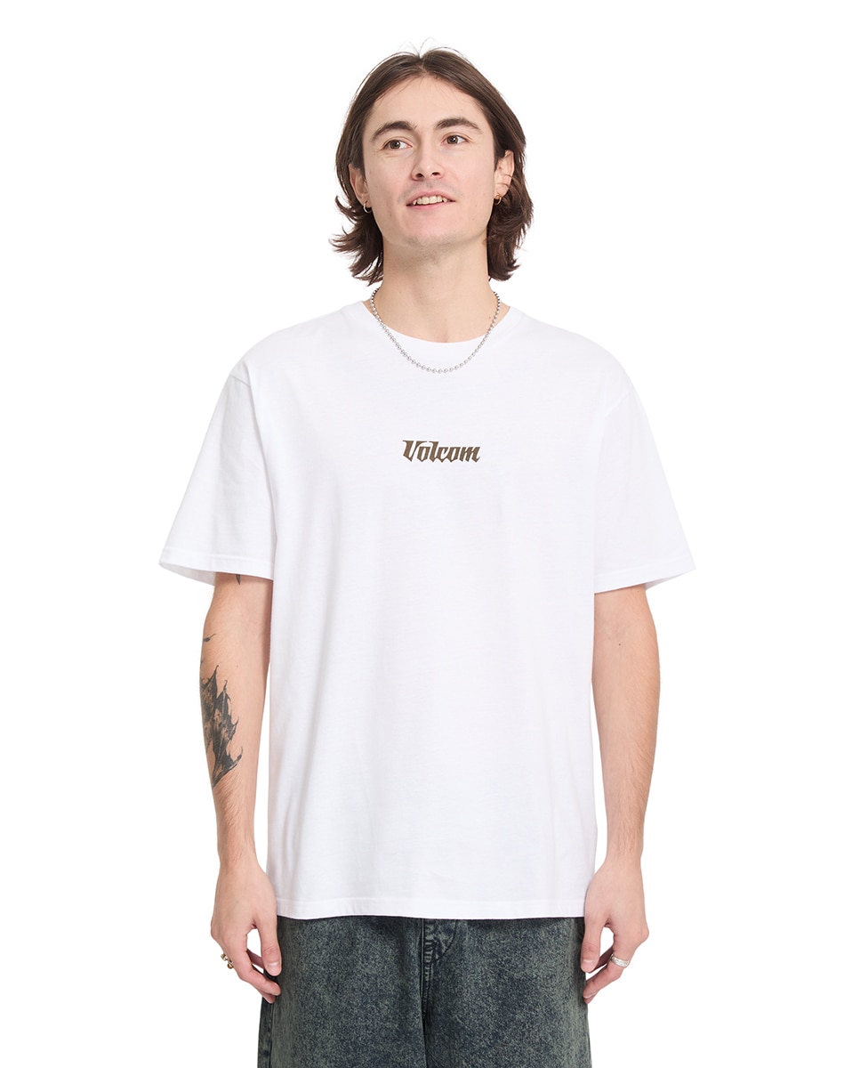 Imagen 1 de Camiseta de hombre de manga corta y cuello redondo Blanco