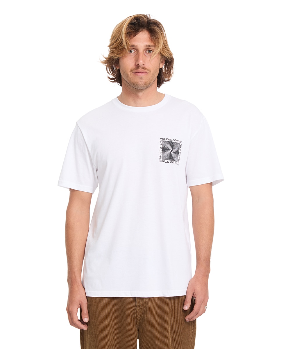 Imagen 1 de Camiseta de hombre de manga corta y cuello redondo Blanco