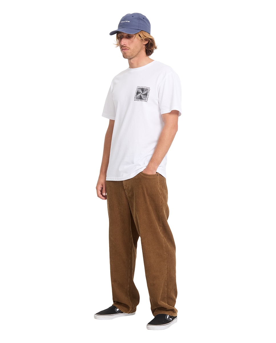 Imagen 5 de Camiseta de hombre de manga corta y cuello redondo - Volcom - Blanco Blanco