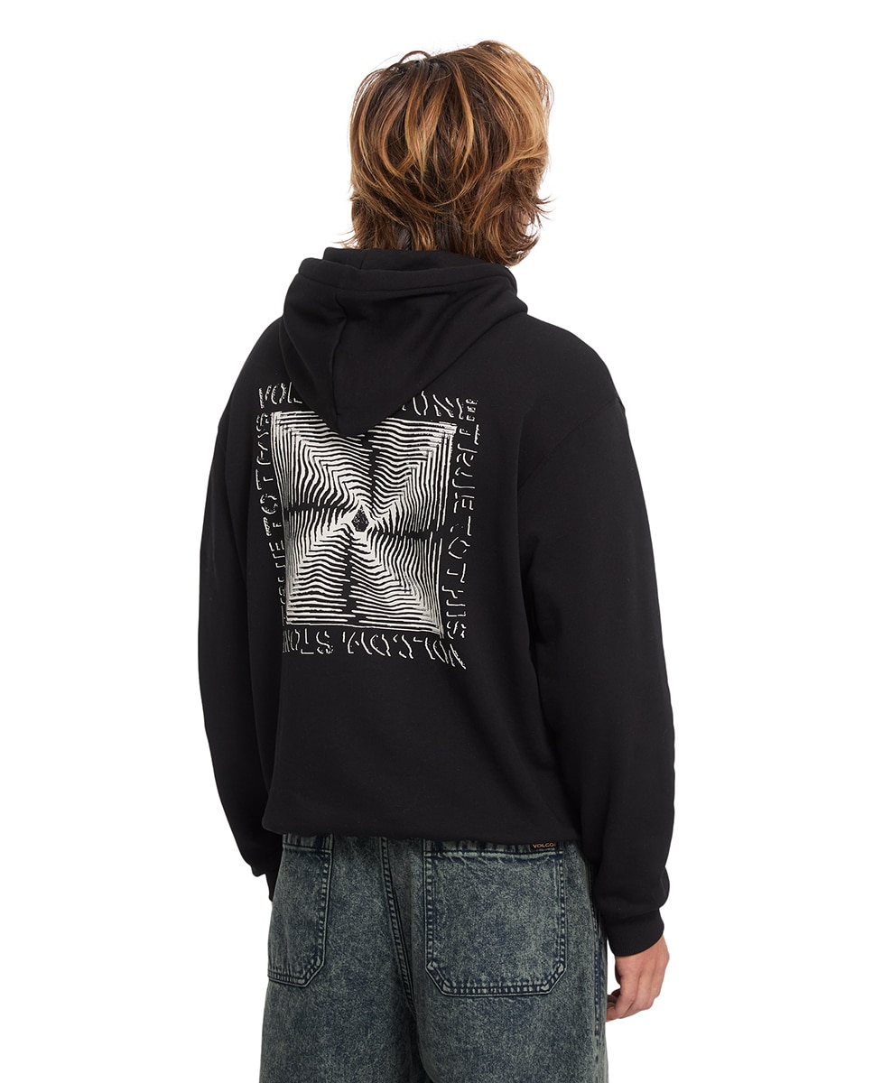 Imagen 2 de Sudadera de hombre con capucha - Volcom - Negro Negro