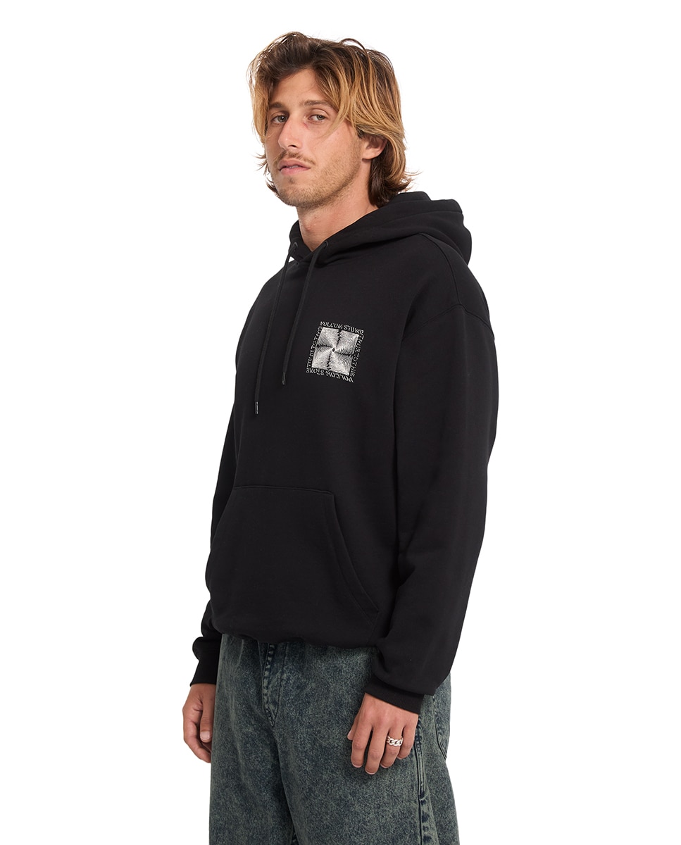 Imagen 4 de Sudadera de hombre con capucha - Volcom - Negro Negro