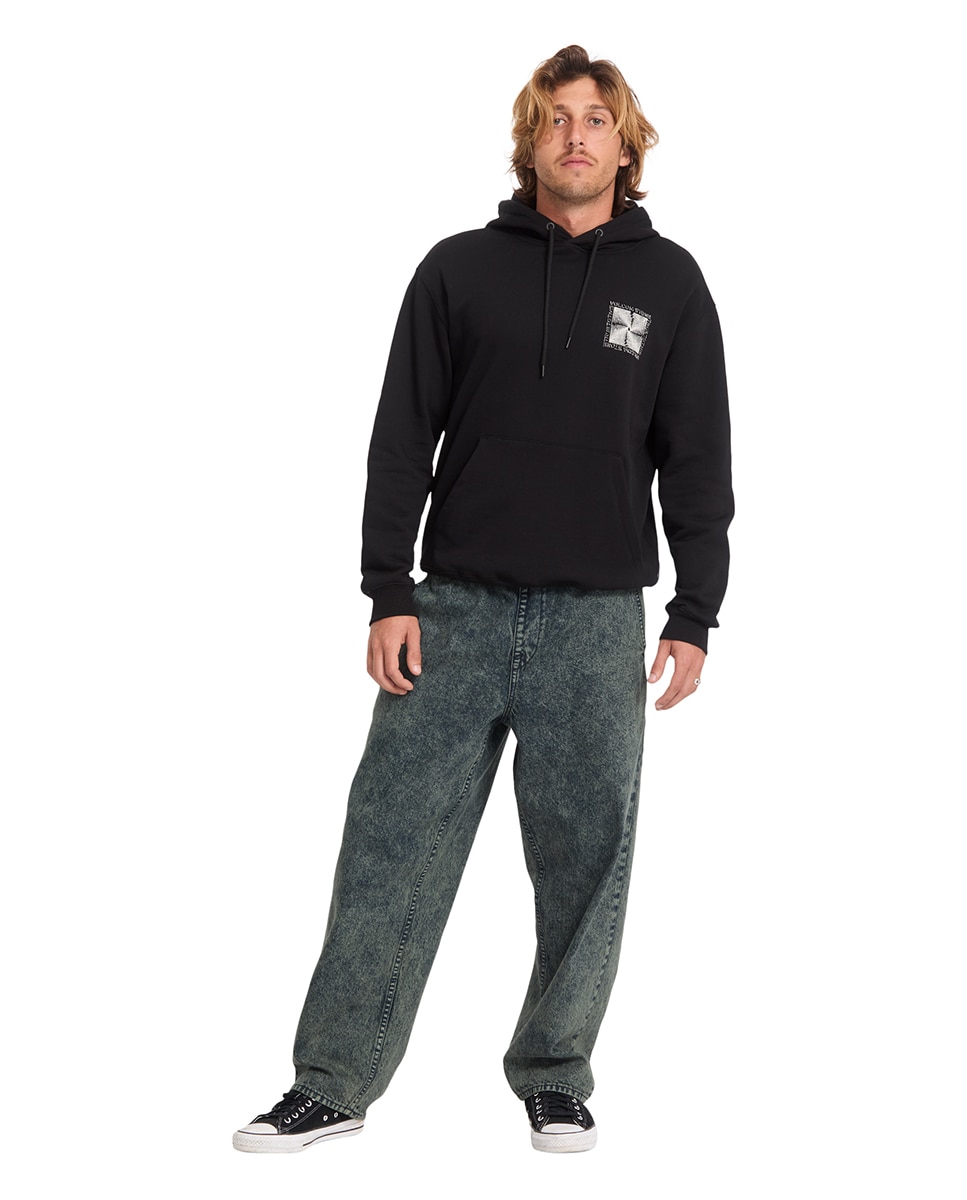Imagen 5 de Sudadera de hombre con capucha - Volcom - Negro Negro