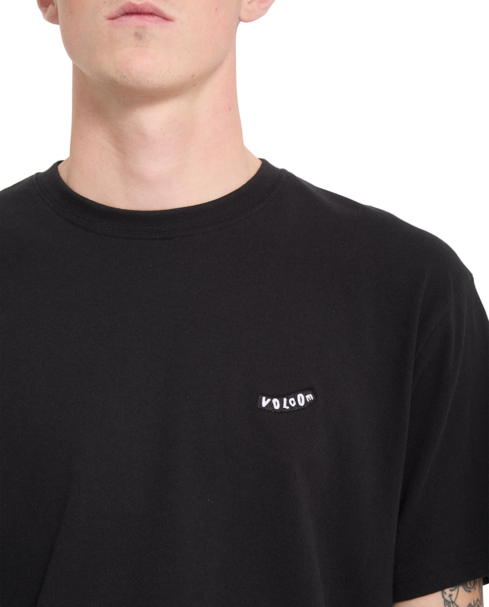 Imagen 6 de Camiseta de hombre de manga corta y cuello redondo - Volcom - Negro Negro