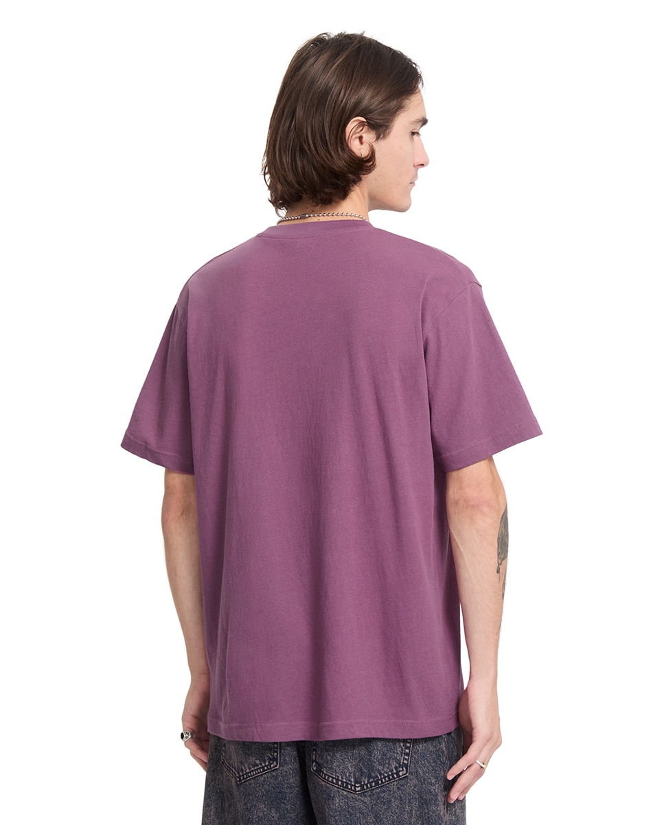 Imagen 2 de Camiseta de hombre de manga corta y cuello redondo - Volcom - Purpura Purpura