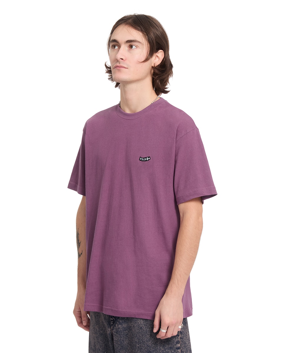 Imagen 4 de Camiseta de hombre de manga corta y cuello redondo - Volcom - Purpura Purpura
