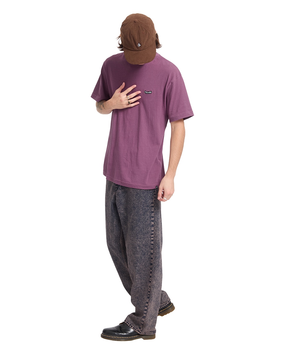 Imagen 6 de Camiseta de hombre de manga corta y cuello redondo - Volcom - Purpura Purpura