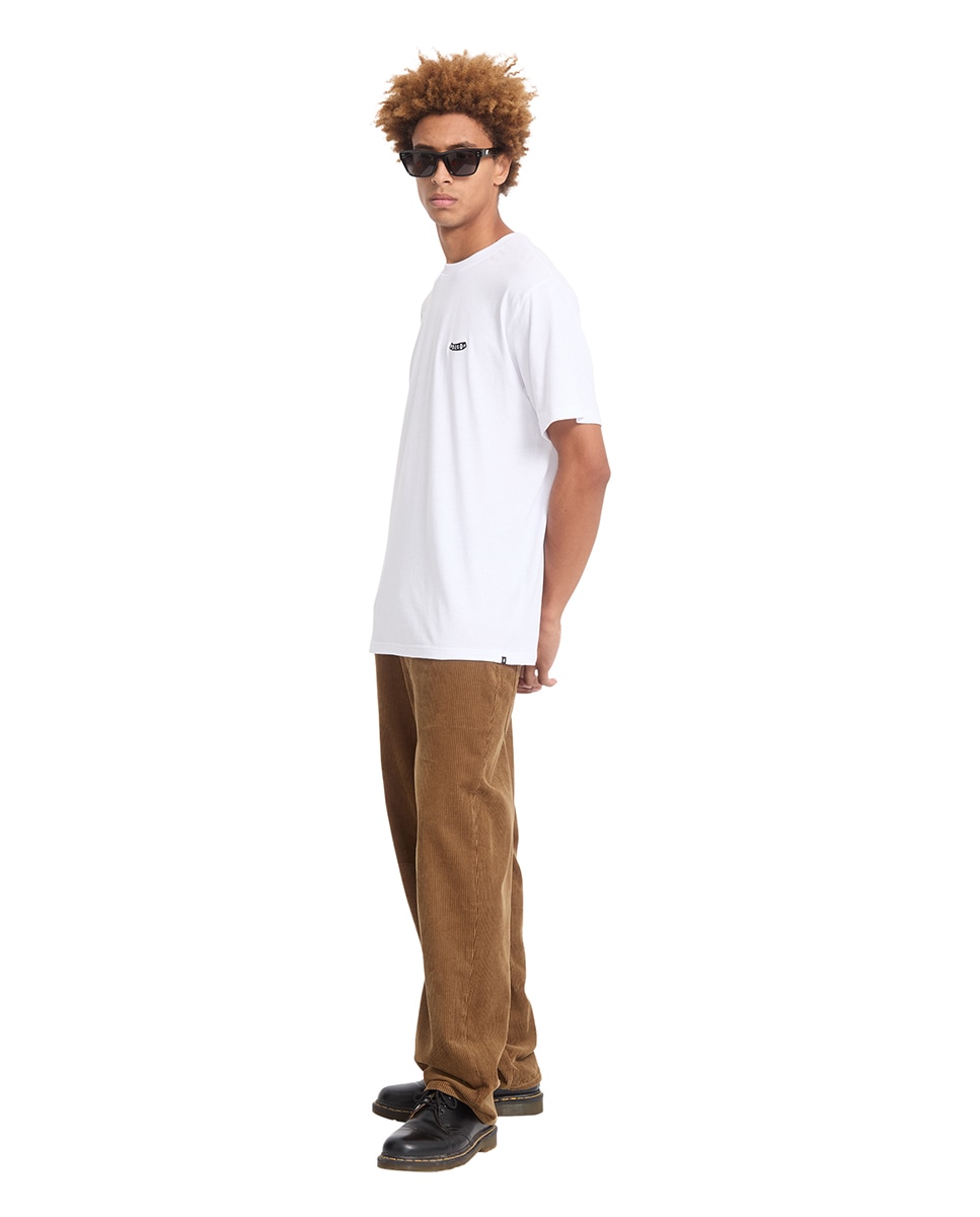 Imagen 5 de Camiseta de hombre de manga corta y cuello redondo - Volcom - Blanco Blanco