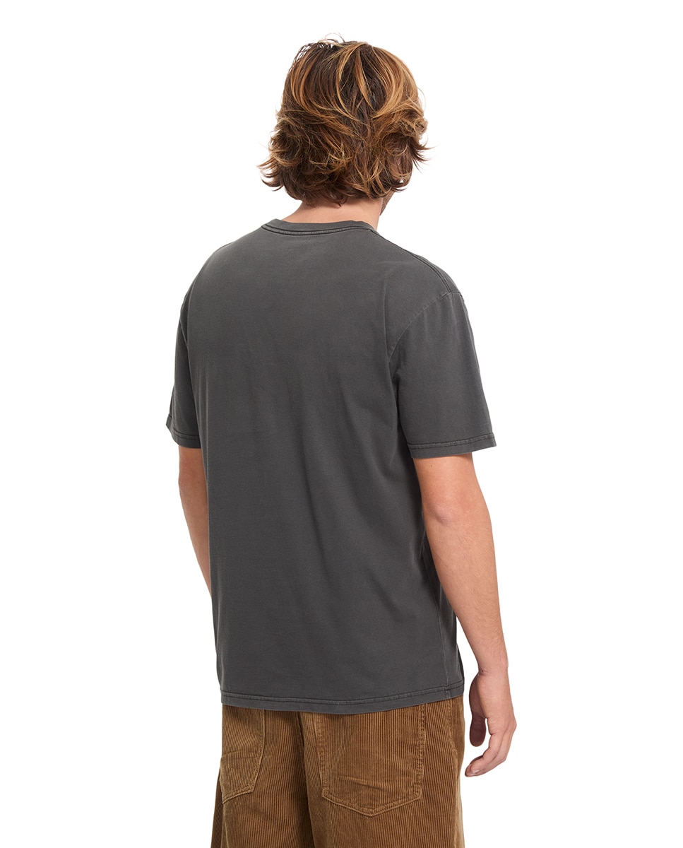 Imagen 2 de Camiseta de hombre de manga corta y cuello redondo - Volcom - Negro Negro