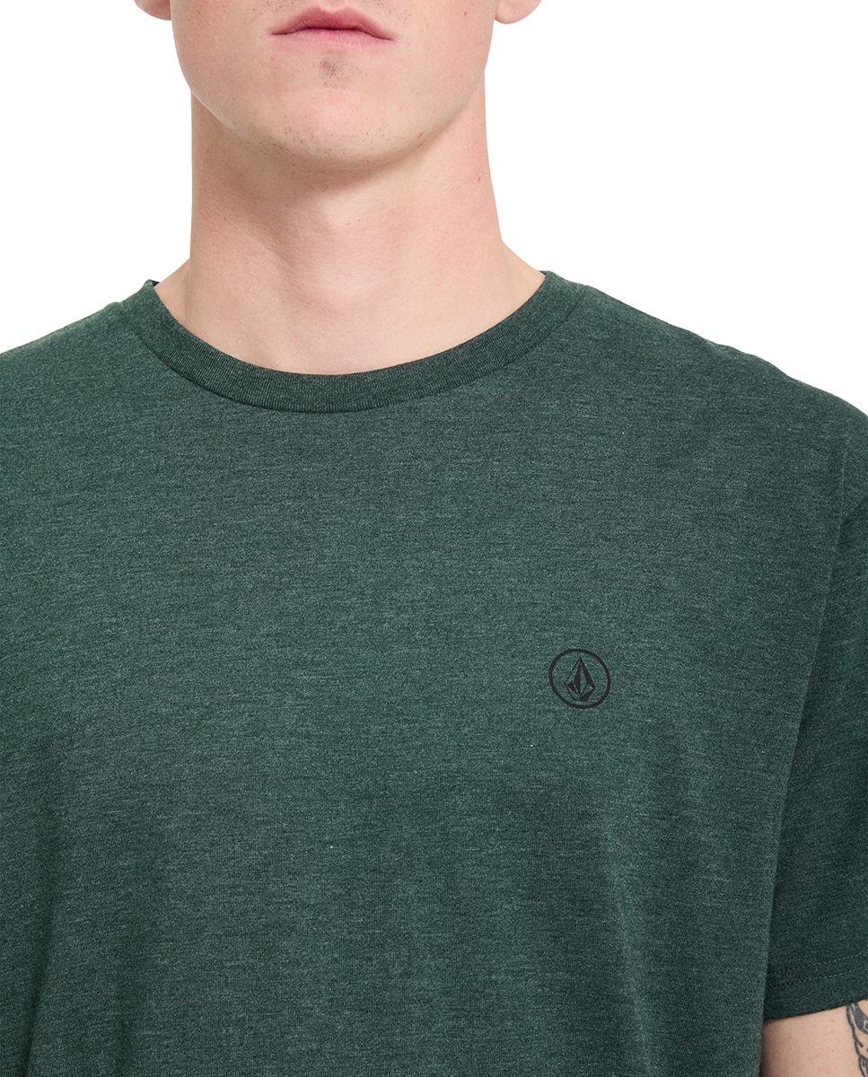 Imagen 6 de Camiseta de hombre de manga corta y cuello redondo - Volcom - Verde oscuro Verde oscuro