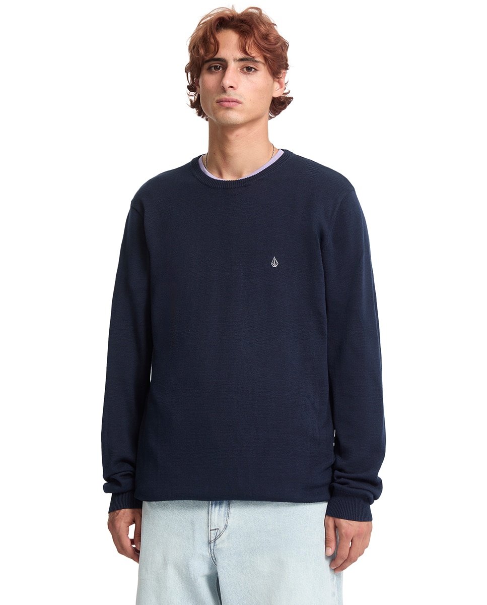 Imagen 1 de Jersey de hombre con cuello redondo Azul marino