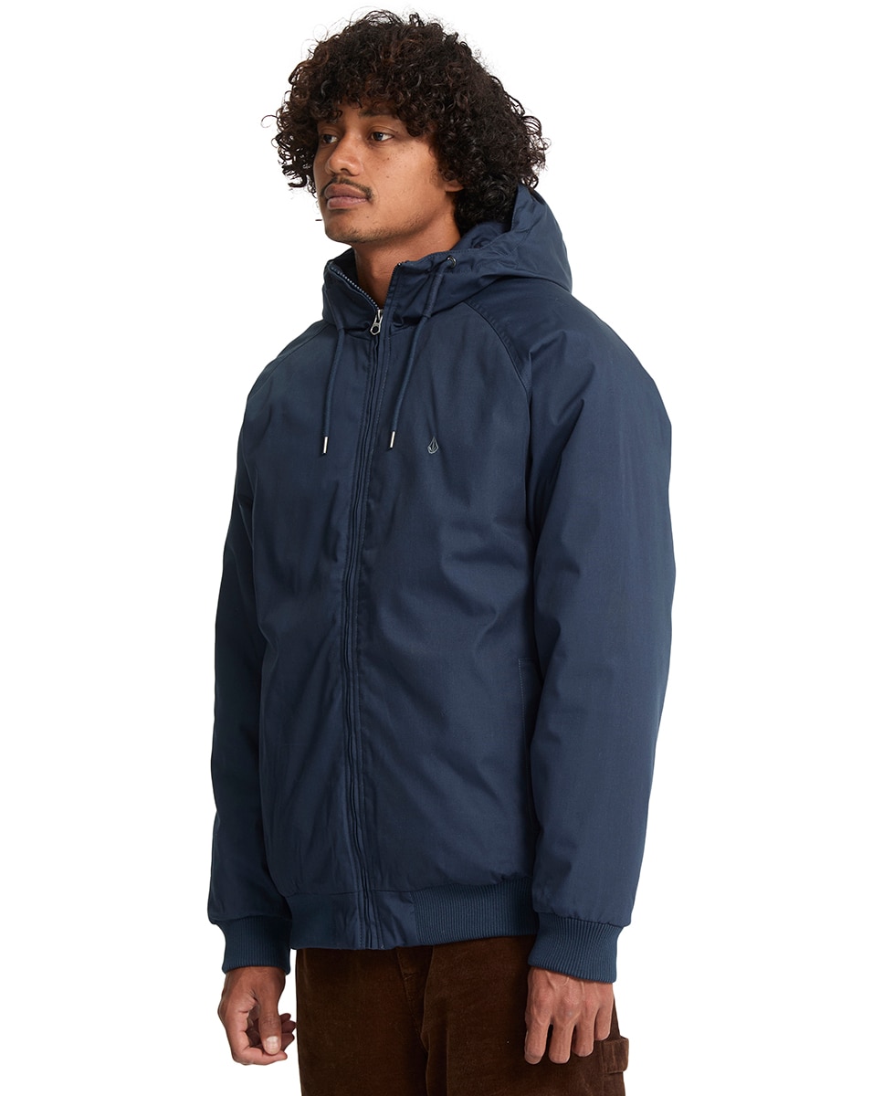Imagen 4 de Parka de hombre con capucha y corte normal - Volcom - Azul marino Azul marino