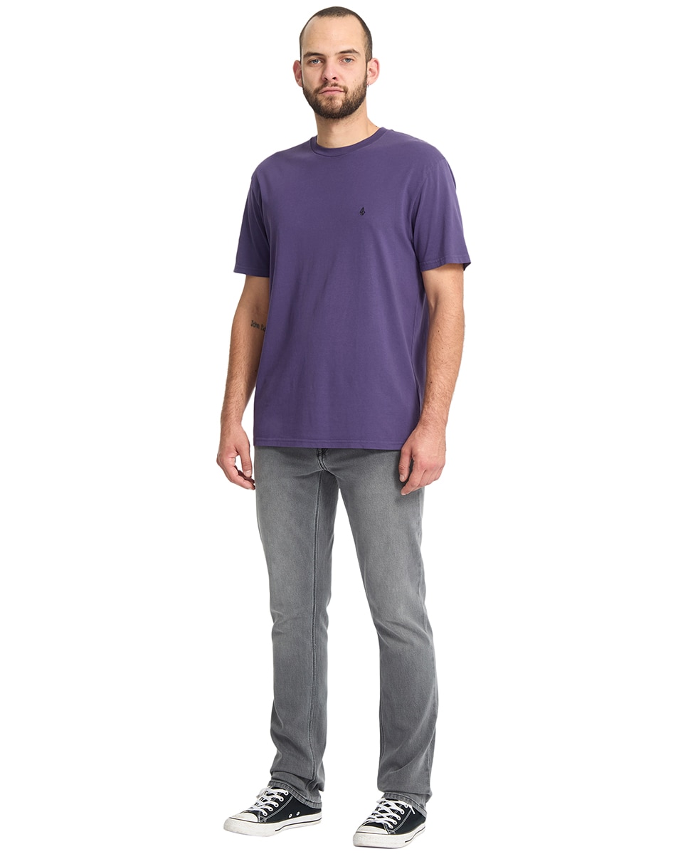 Imagen 3 de Vaquero de hombre modelo Vorta con corte slim 15 - Volcom - Gris Piedra Gris Piedra