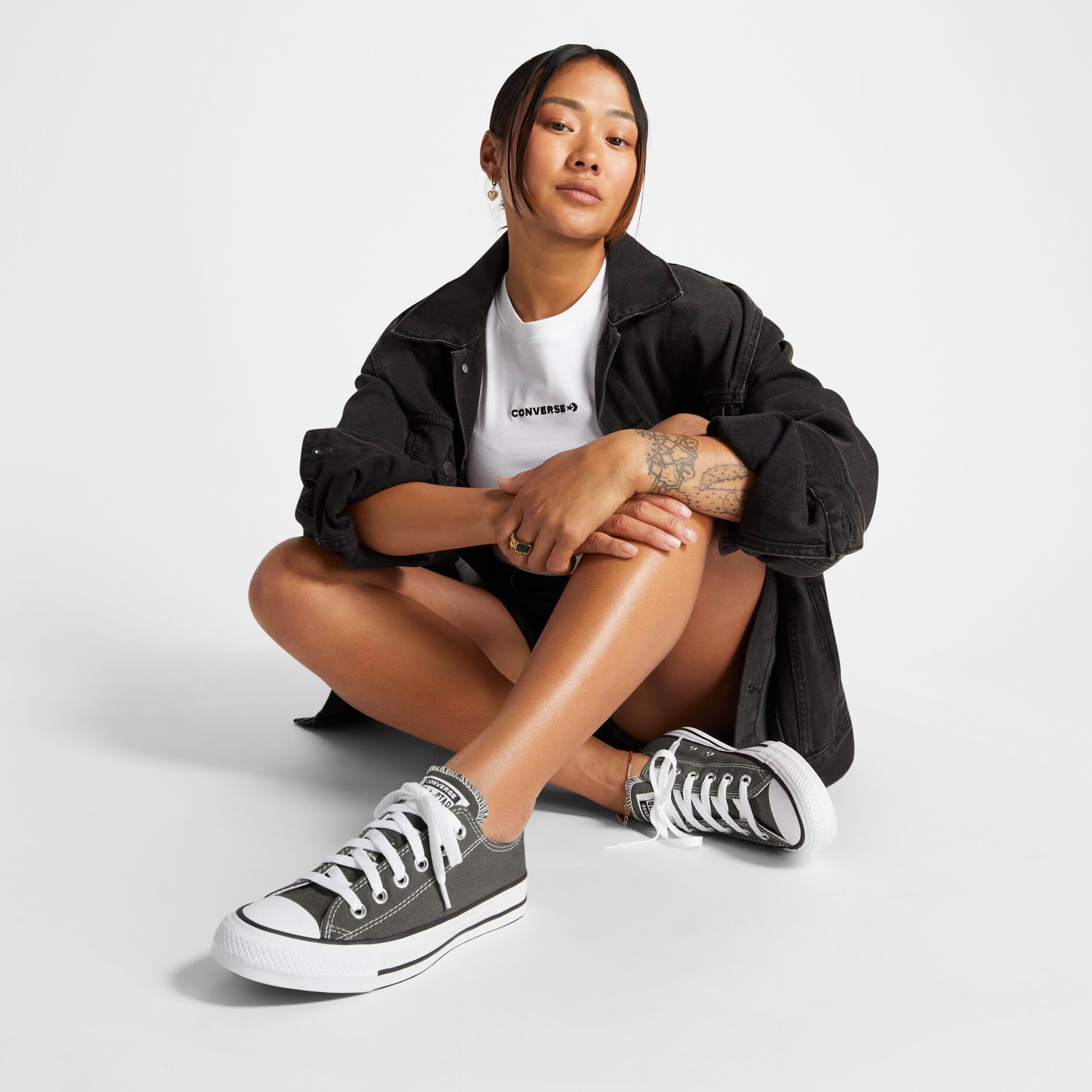 Zapatillas casual unisex Chuck Taylor All Star Converse - Gris Gris-9