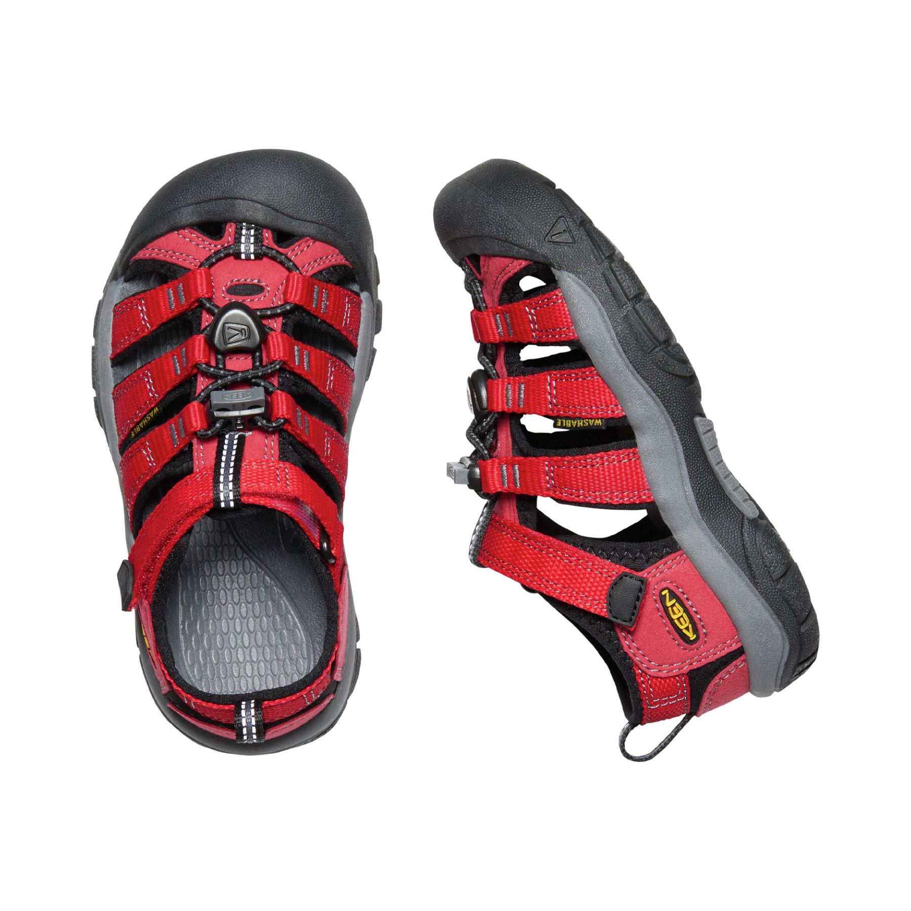 Sandalias de montaña de niños NEWPORT H2 Keen - Rojo Rojo-4