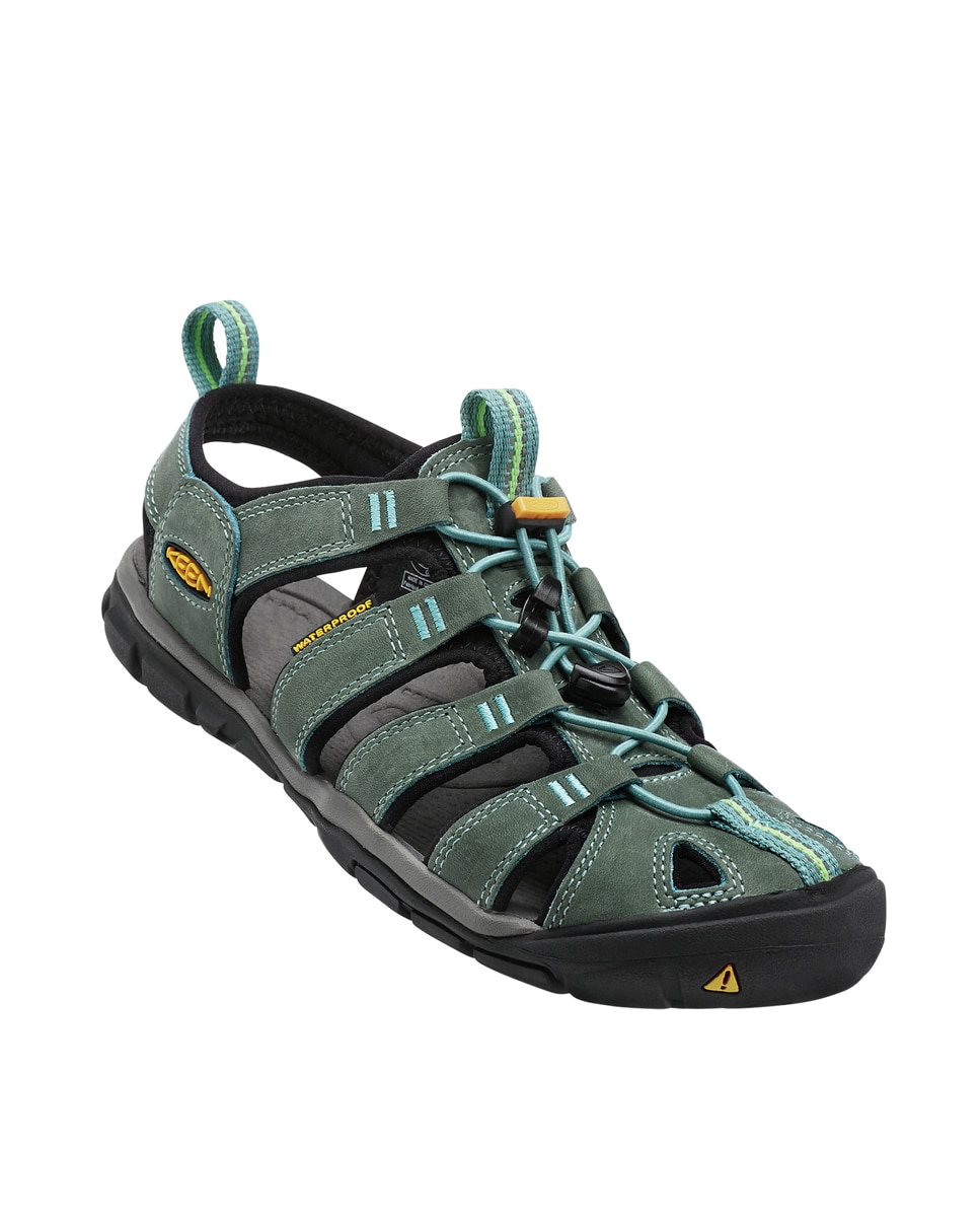 Sandalias de montaña de mujer CLEARWATER CNX LEATHER Keen - Turquesa Turquesa-2
