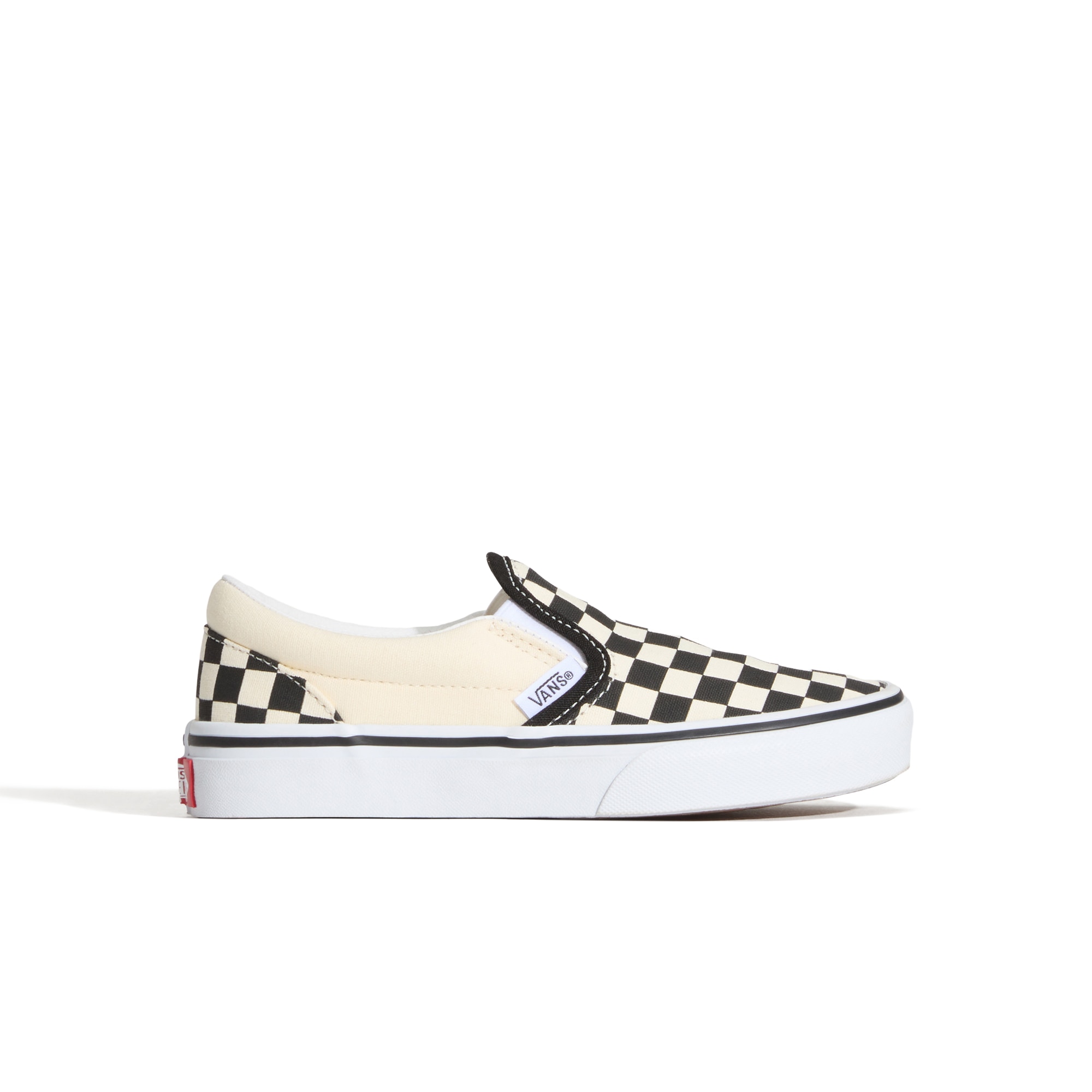 Imagen 0 de Zapatillas casual de niños Classic Slip-On Vans Blanco / Negro
