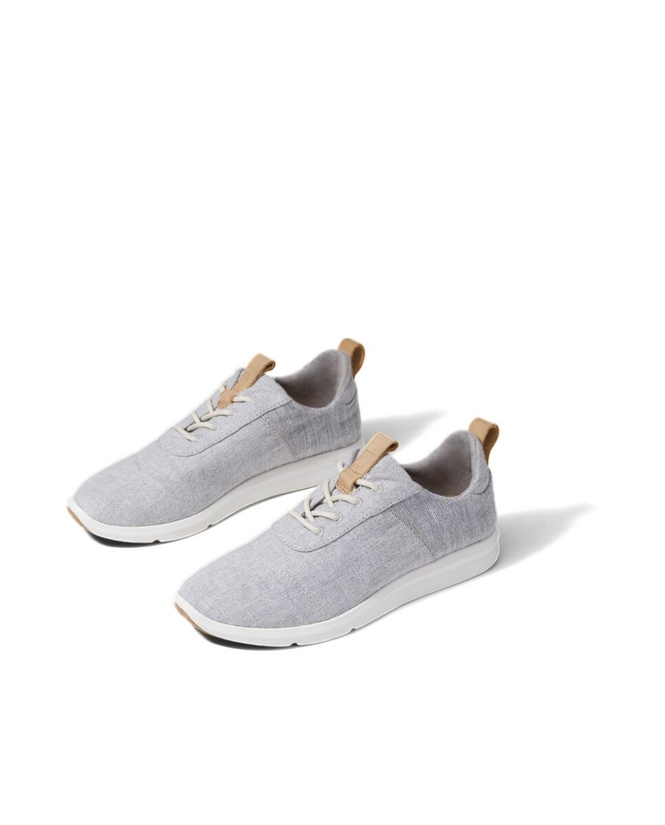 Zapatillas deportivas de mujer de lona en gris · Toms · El Corte