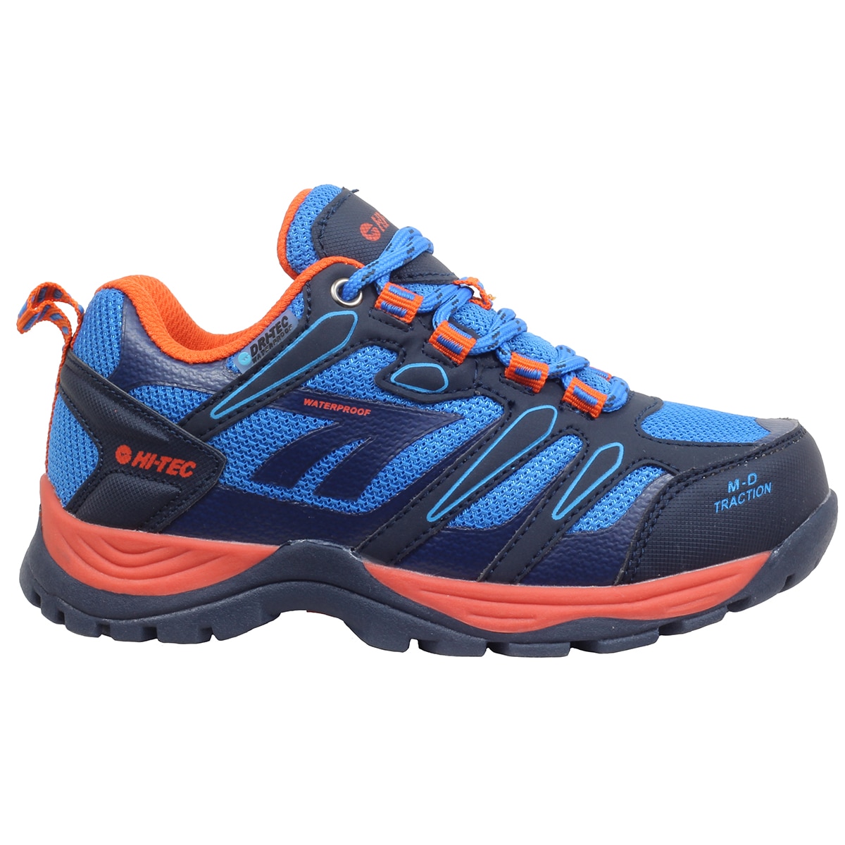 Zapatillas de montaña de niños Muflon Low WP JR Hi-Tec - Azul Azul-1
