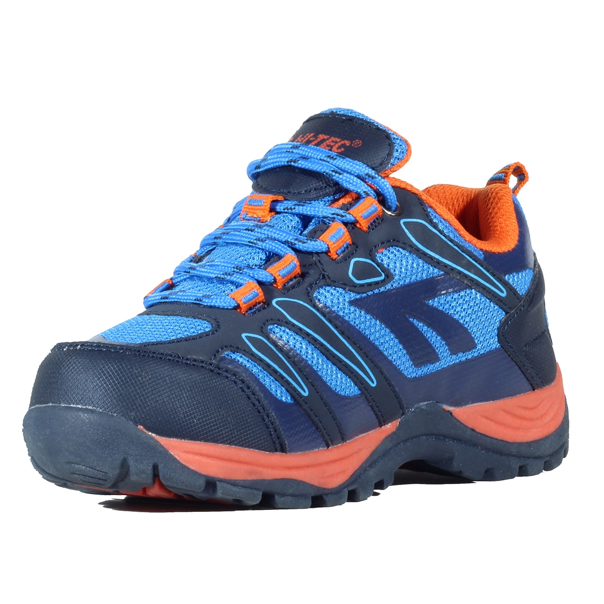 Zapatillas de montaña de niños Muflon Low WP JR Hi-Tec - Azul Azul-4