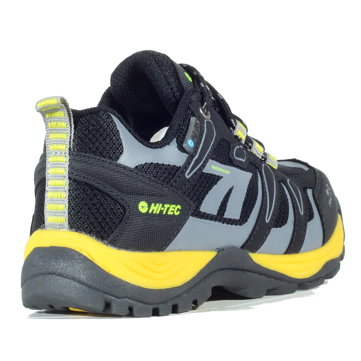Zapatillas de montaña de niños Muflon Low WP JR Hi-Tec - Negro / Amarillo Negro / Amarillo-2