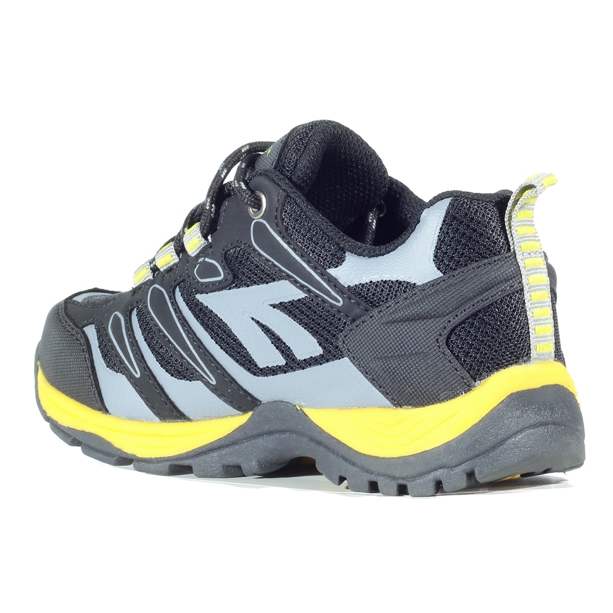 Zapatillas de montaña de niños Muflon Low WP JR Hi-Tec - Negro / Amarillo Negro / Amarillo-4
