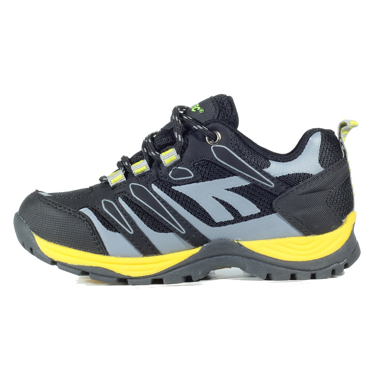Zapatillas de montaña de niños Muflon Low WP JR Hi-Tec - Negro / Amarillo Negro / Amarillo-5