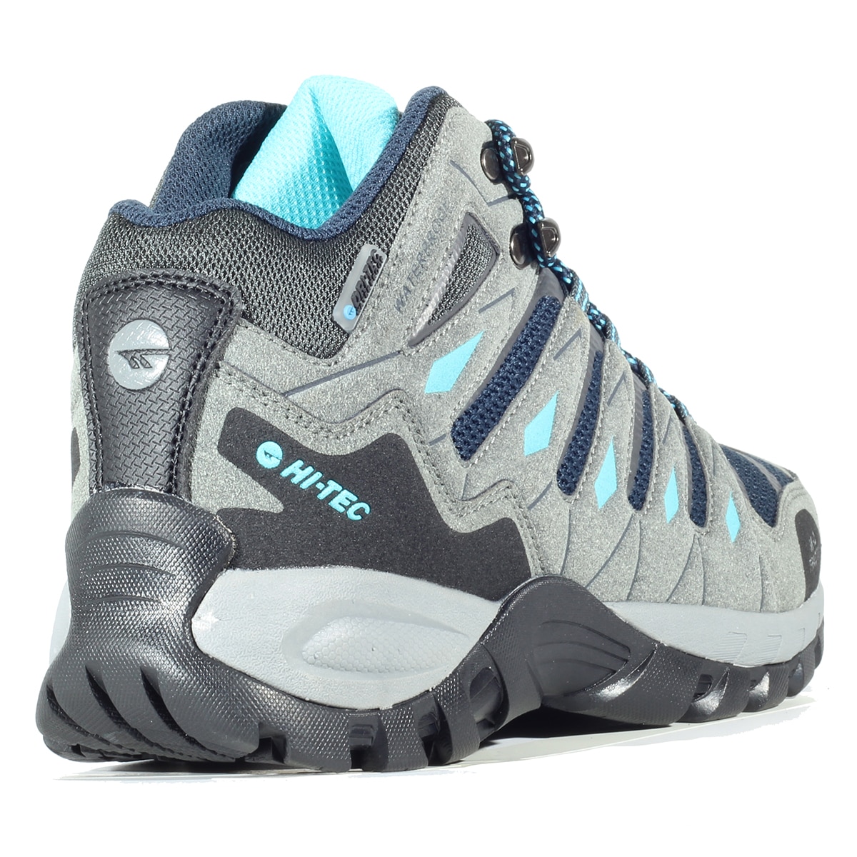 Botas de montaña de mujer Corzo Mid WP Women's Hi-Tec - Gris / Azul Gris / Azul-2