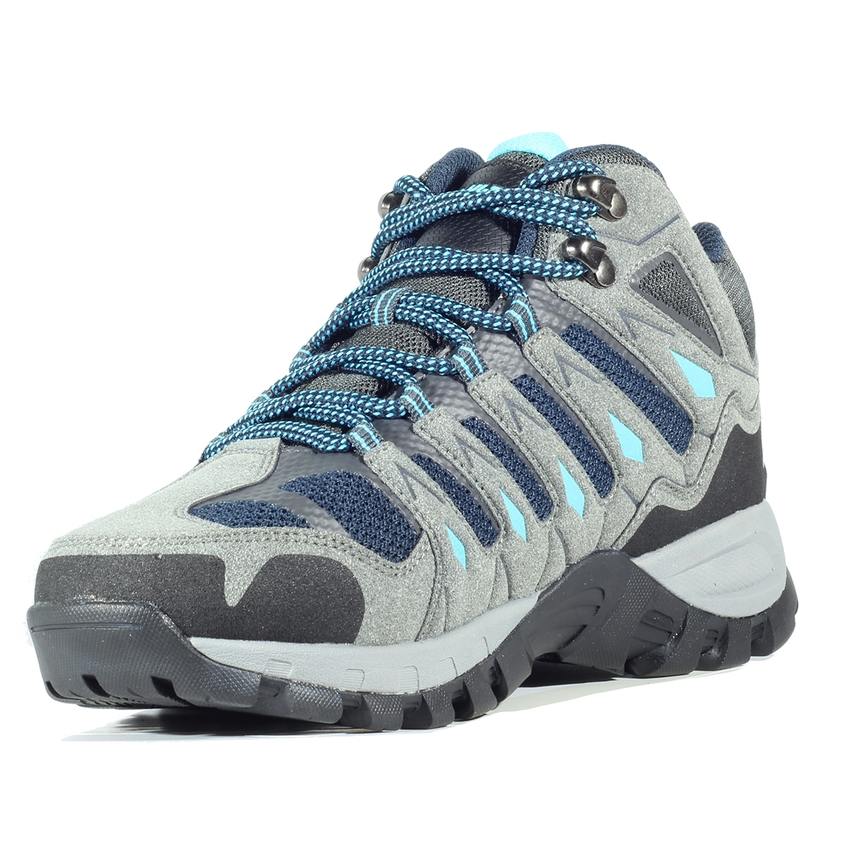 Botas de montaña de mujer Corzo Mid WP Women's Hi-Tec - Gris / Azul Gris / Azul-4