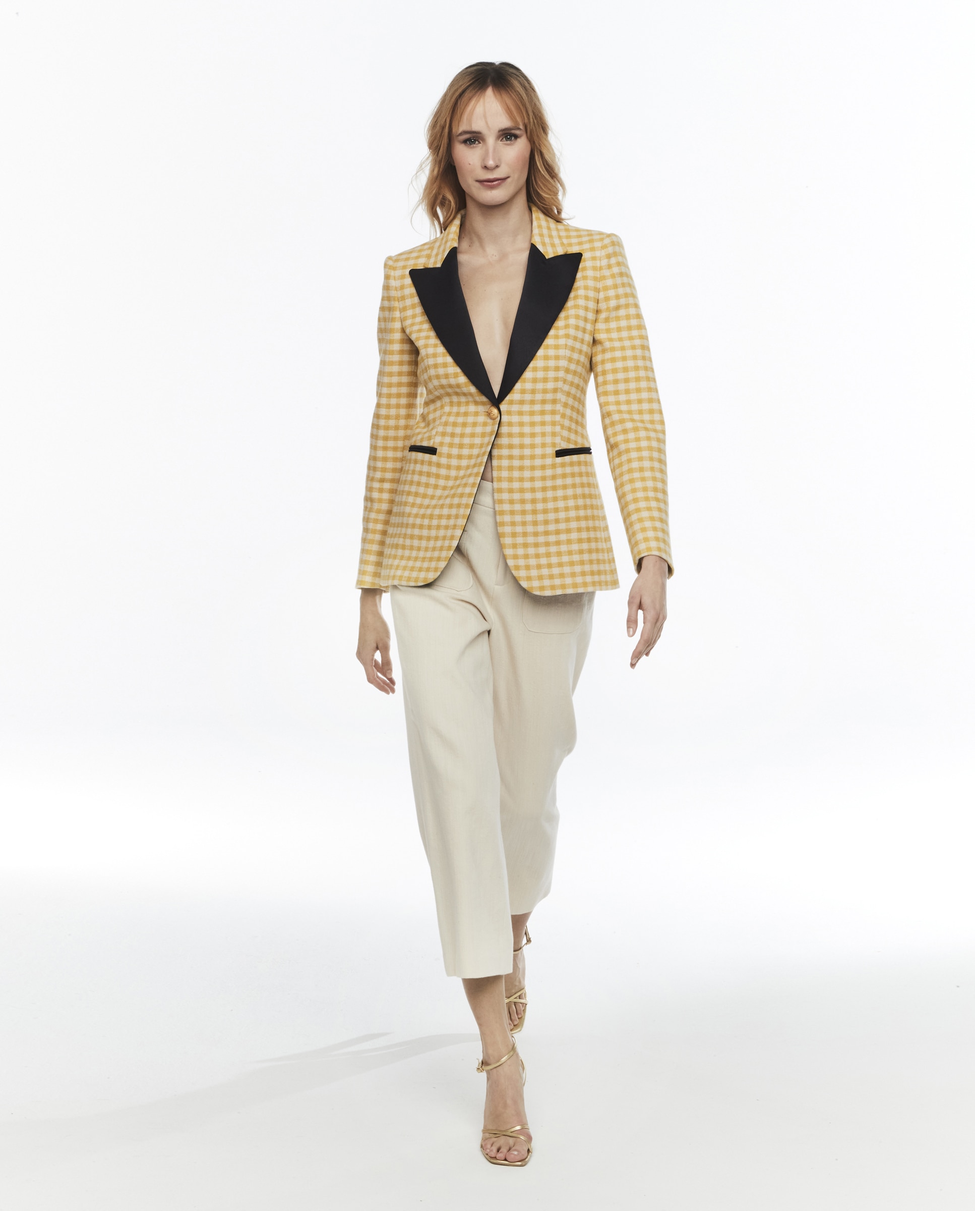 Blazer cuadros mujer el best sale corte ingles