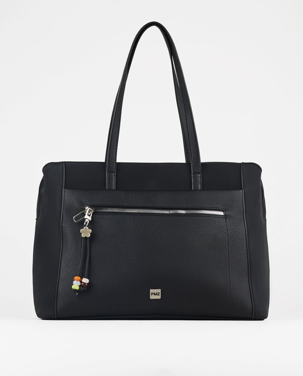 Portadocumentos de mujer de nylon con bolsillo · PACOMARTINEZ · El