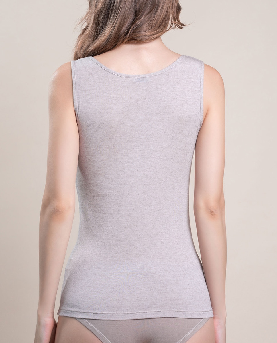 Camiseta interior de mujer sin mangas con escote redondo - Vittoria B. Intimo - Arena Arena-2
