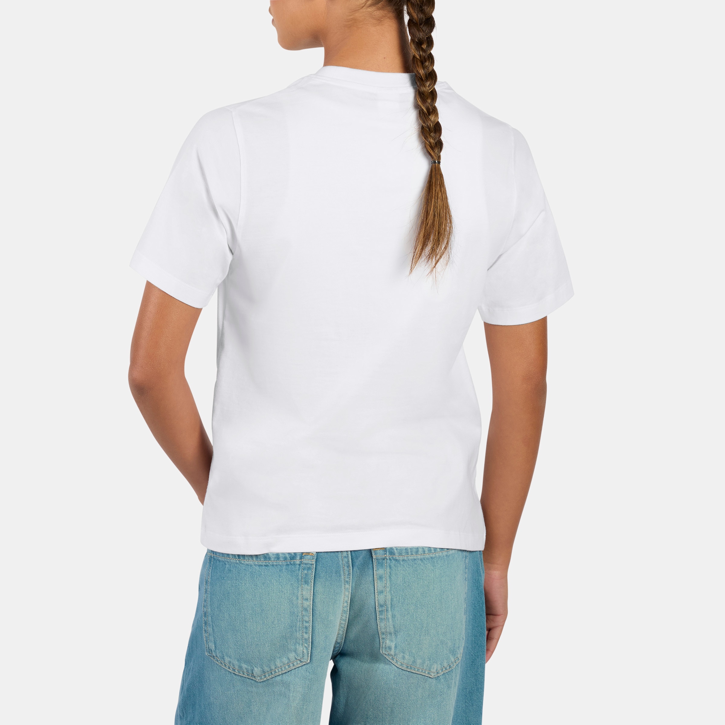 Camiseta de mujer Wren 2 Colour Logo Crew REEBOK - Blanco Blanco-2