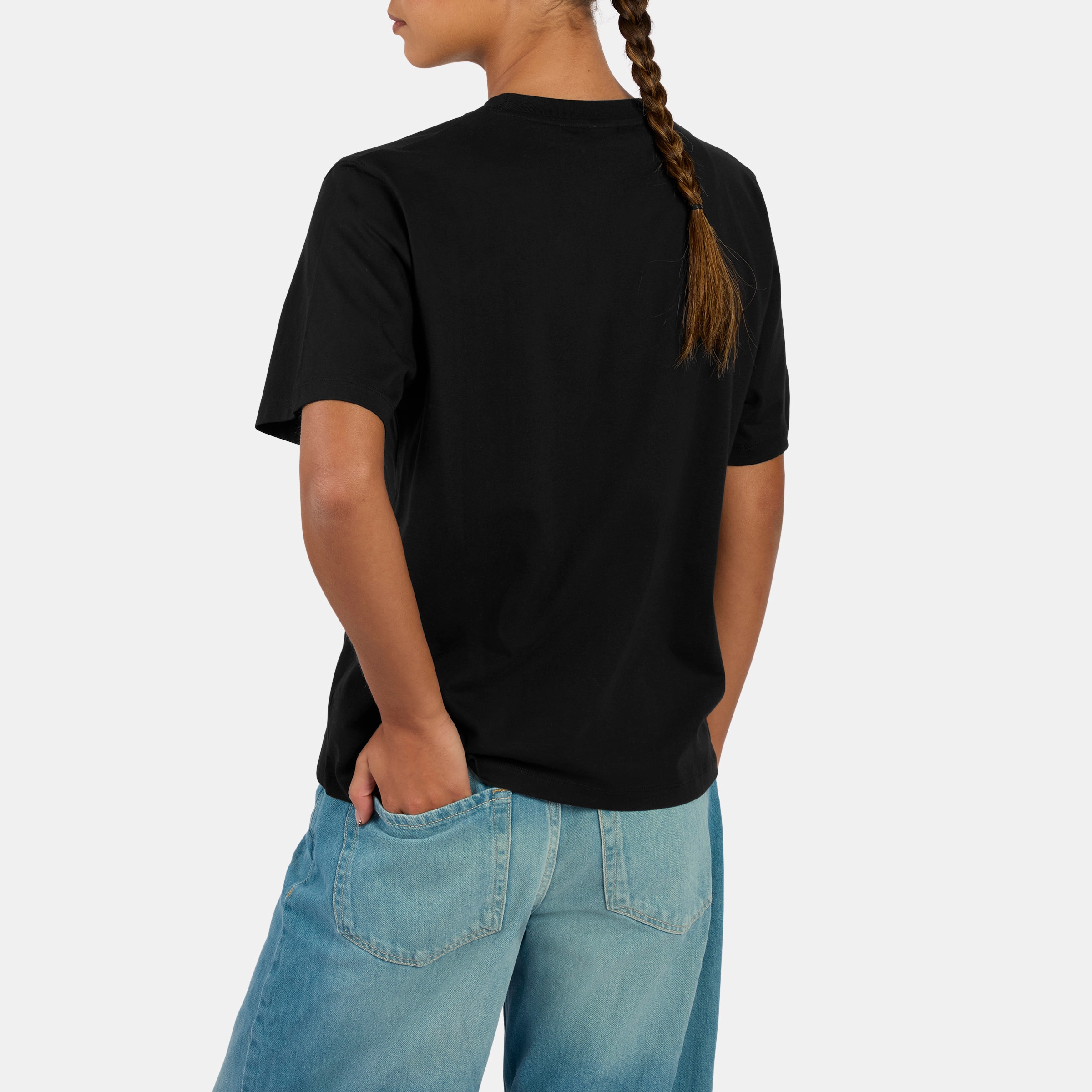 Camiseta de mujer Nova Big Logo Oversized REEBOK - Negro Negro-2