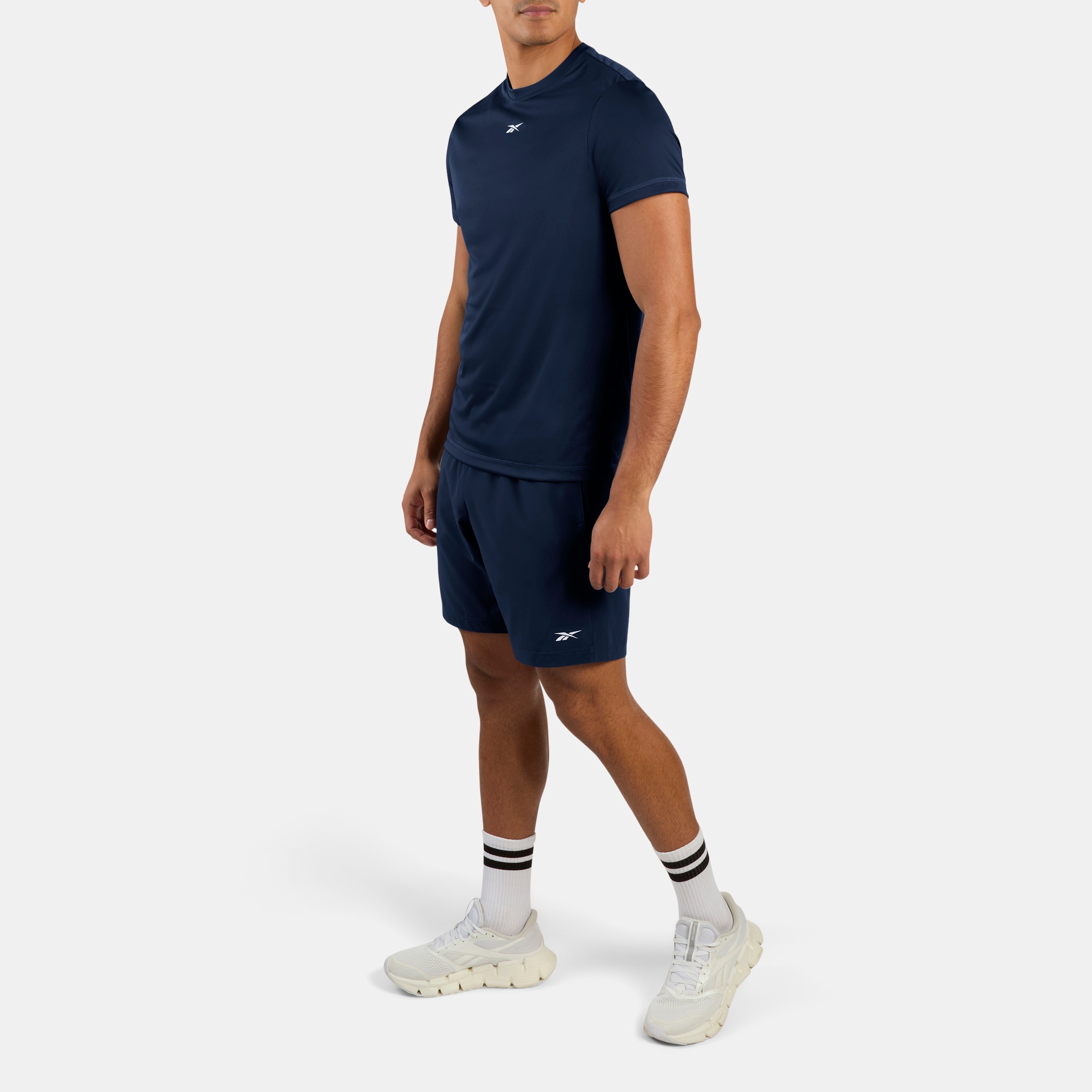 Camiseta fitness de hombre Id Train Ss Tech Tee REEBOK - Azul Azul-3