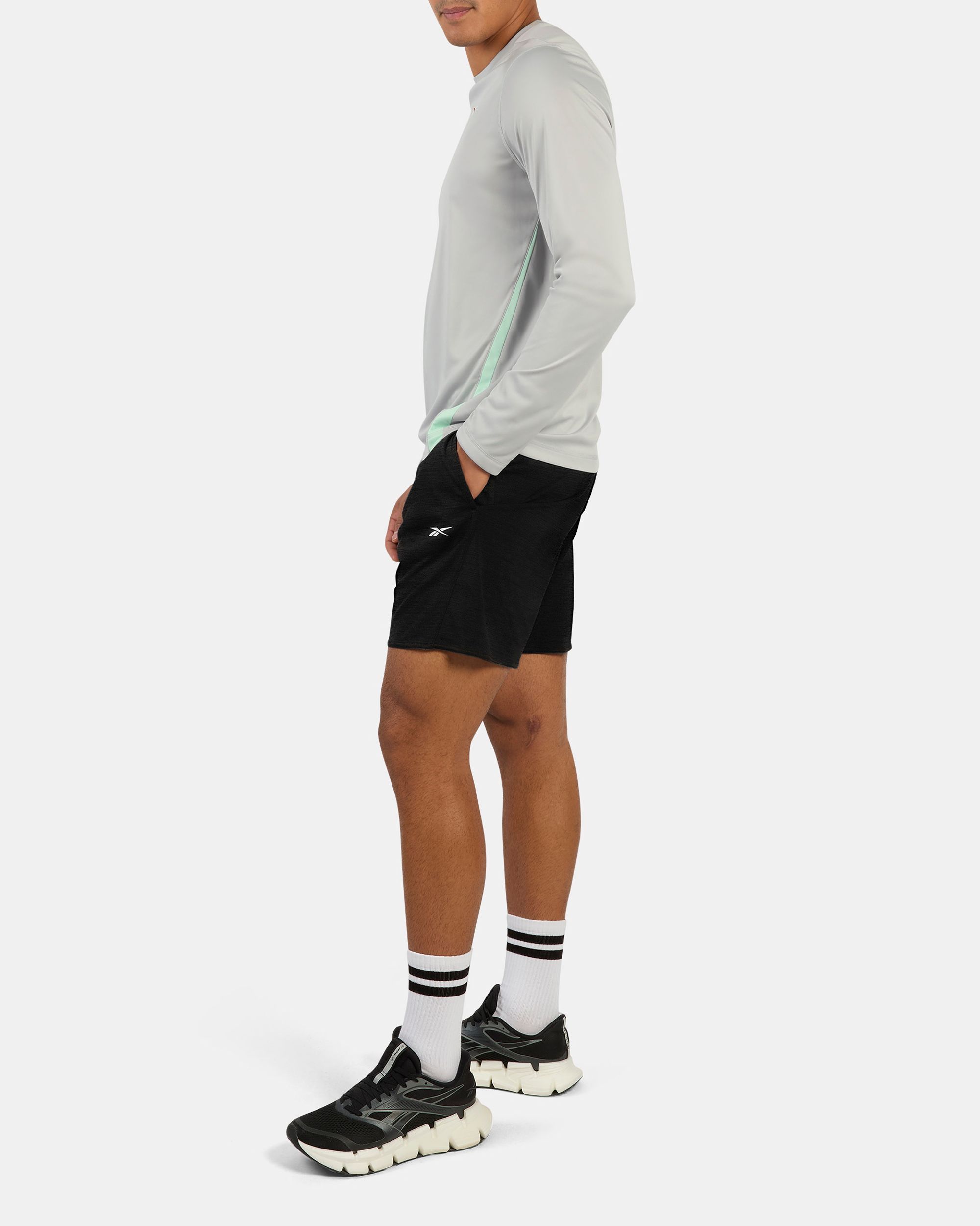 Pantalones cortos de hombre ID Train Reebok - Blanco Blanco-3