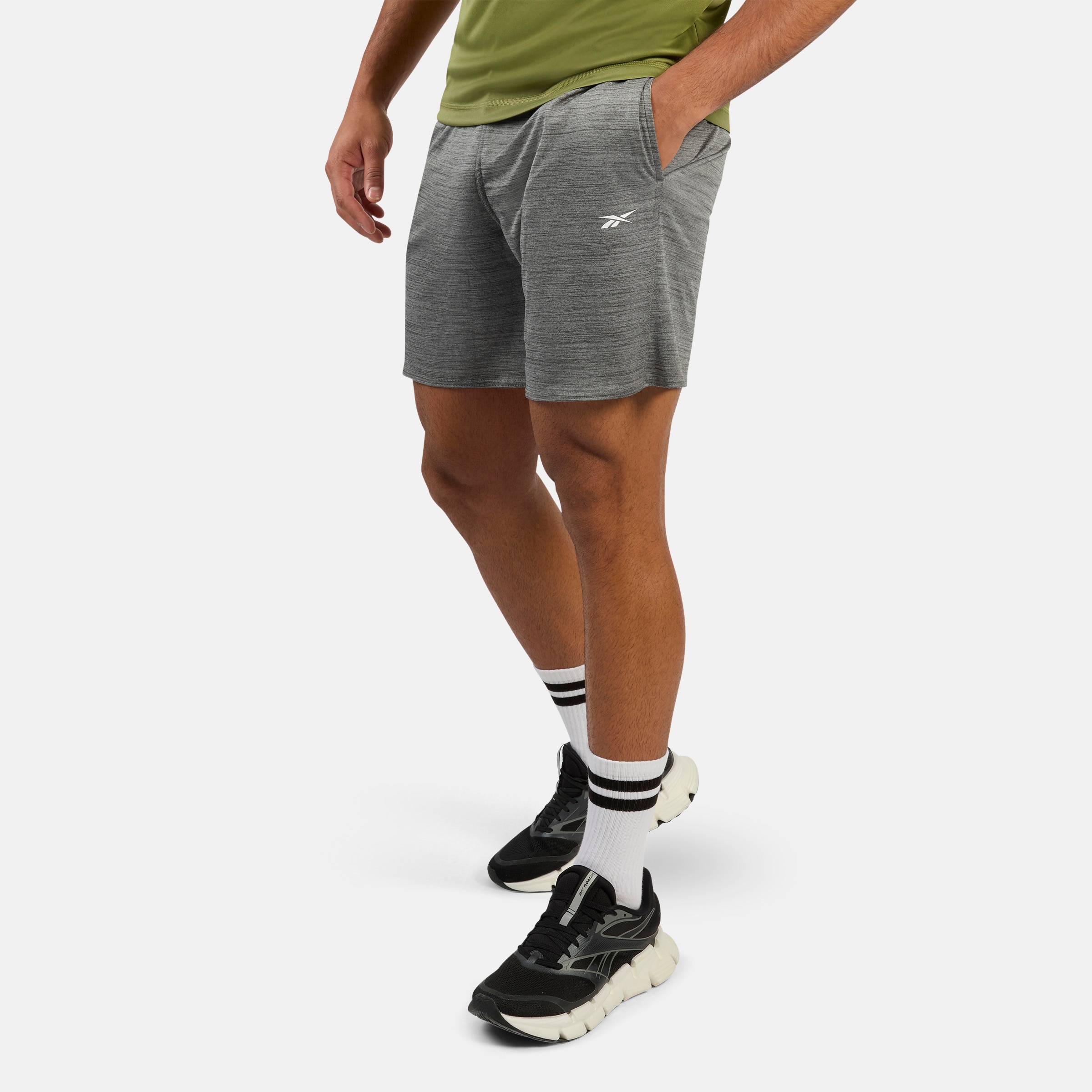 Imagen 1 de Pantalón corto de fitness de hombre Id Train Knit REEBOK Gris