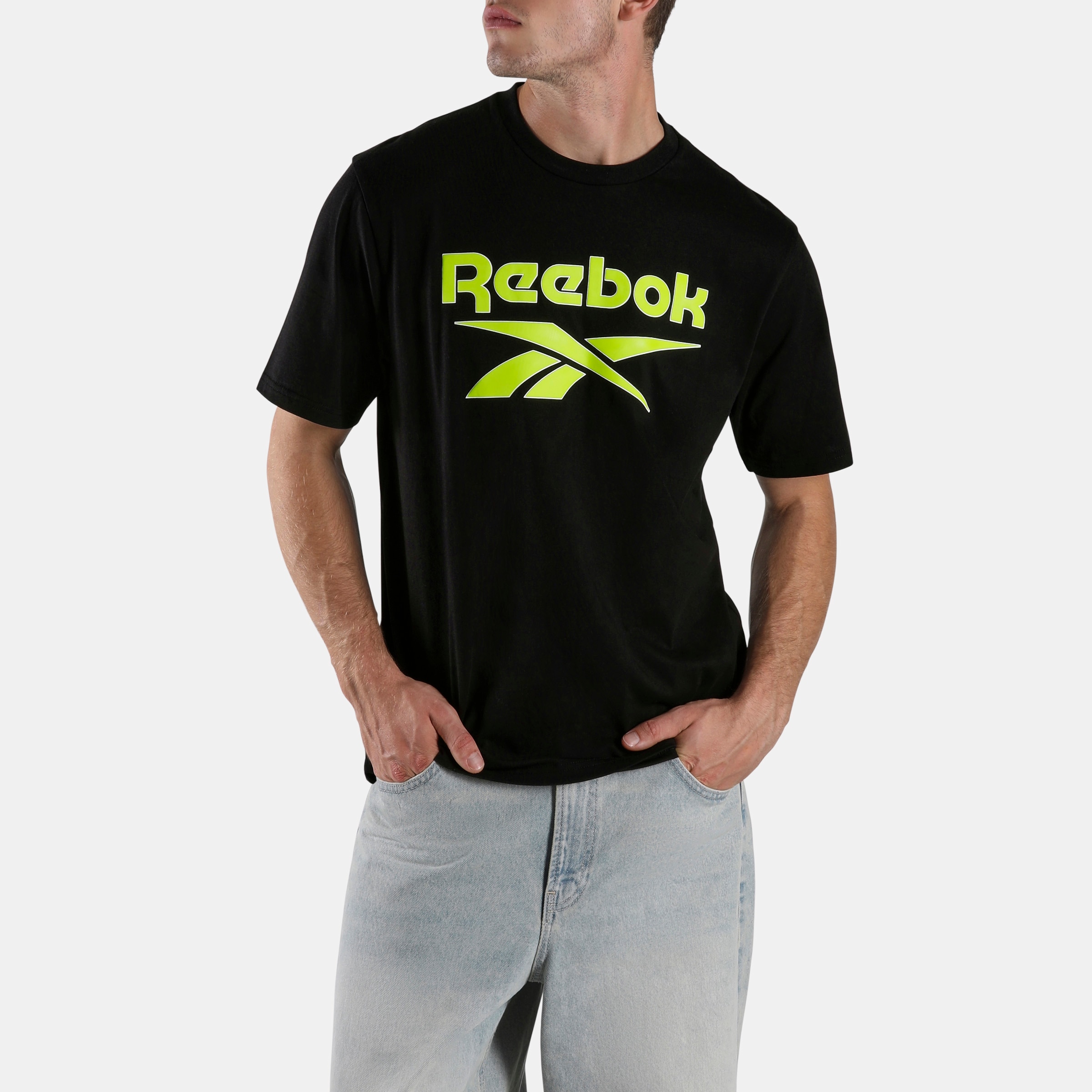 Imagen 0 de Camiseta de hombre High Density Logo REEBOK Negro