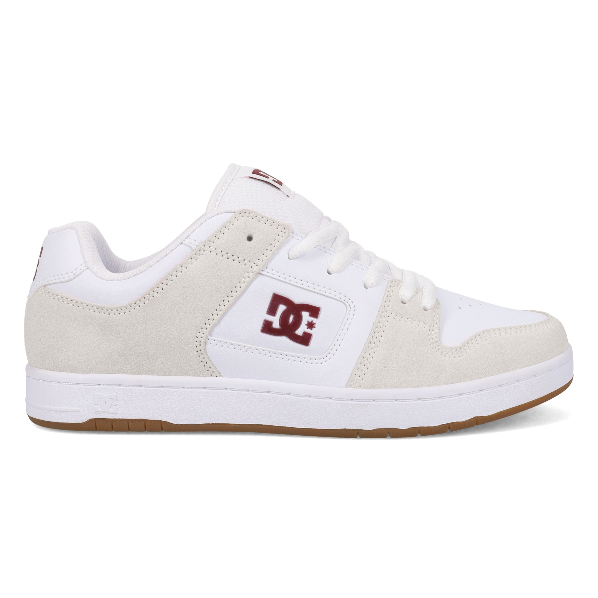 DC Shoes Zapatillas de hombre Manteca Blanco / Burdeos