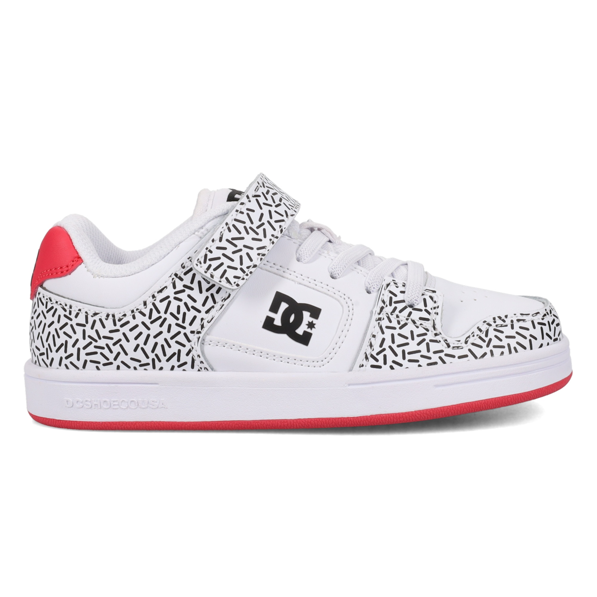 DC Shoes Zapatillas de niños Manteca 4 V Blanco / Rojo