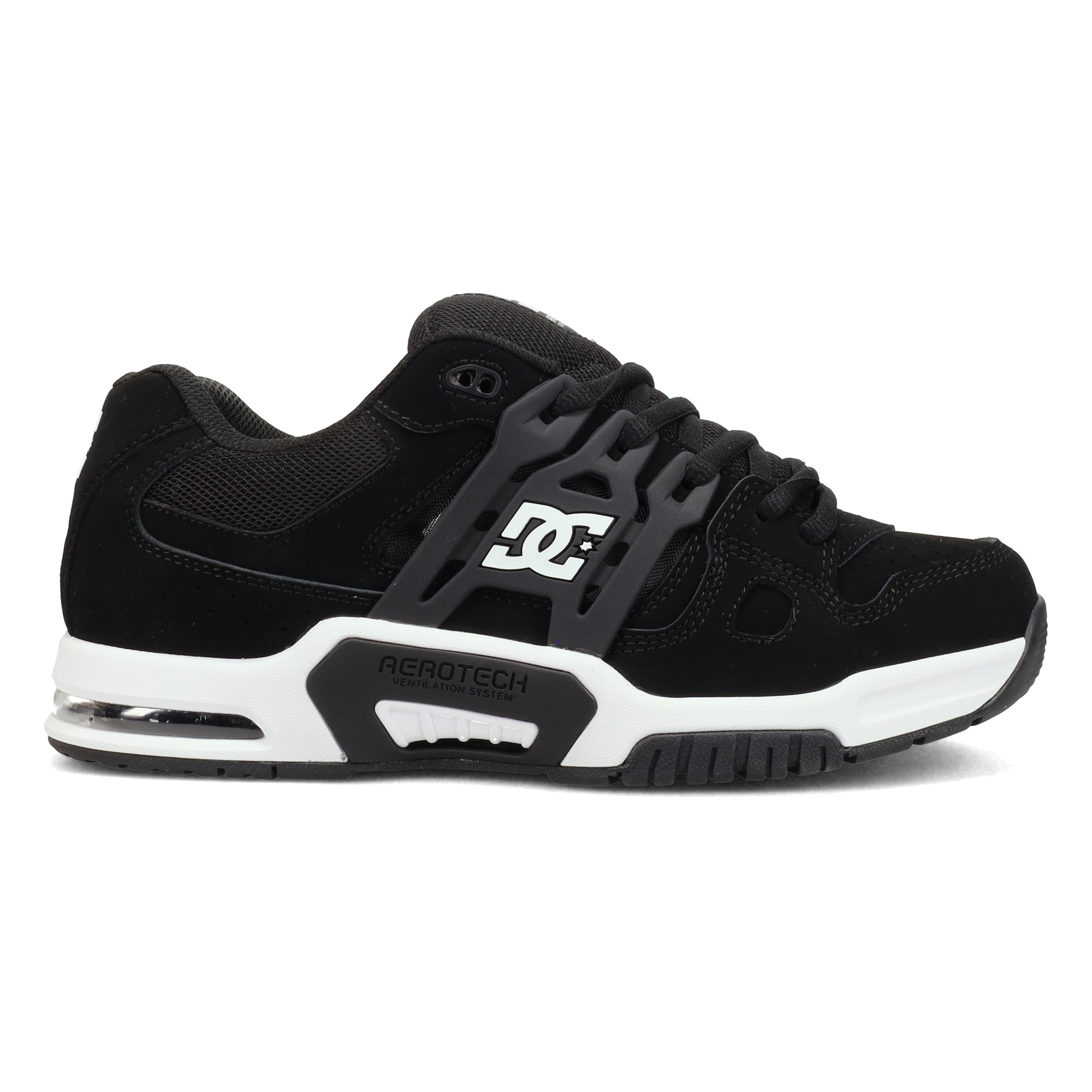 DC Shoes Zapatillas de hombre AT-2 Negro / Blanco