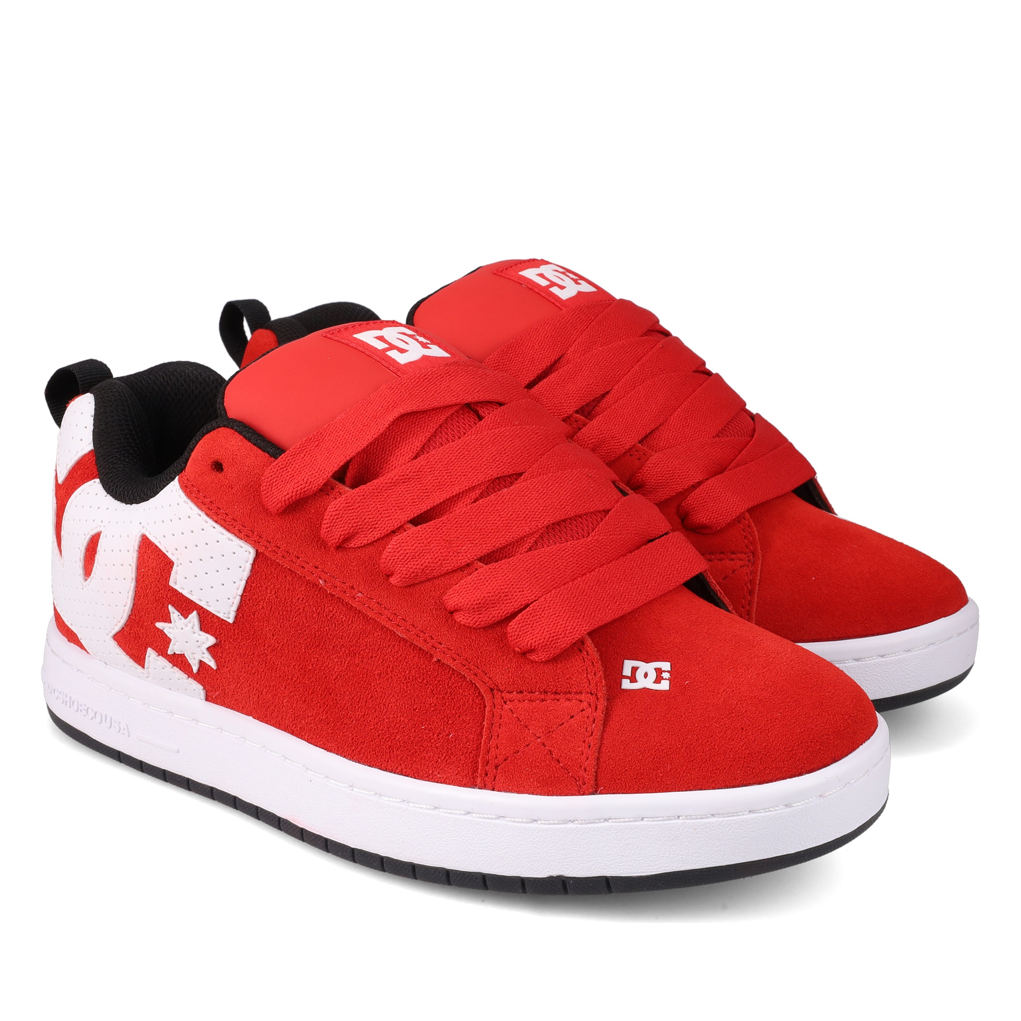 DC Shoes Zapatillas de hombre Court Graffik Rojo